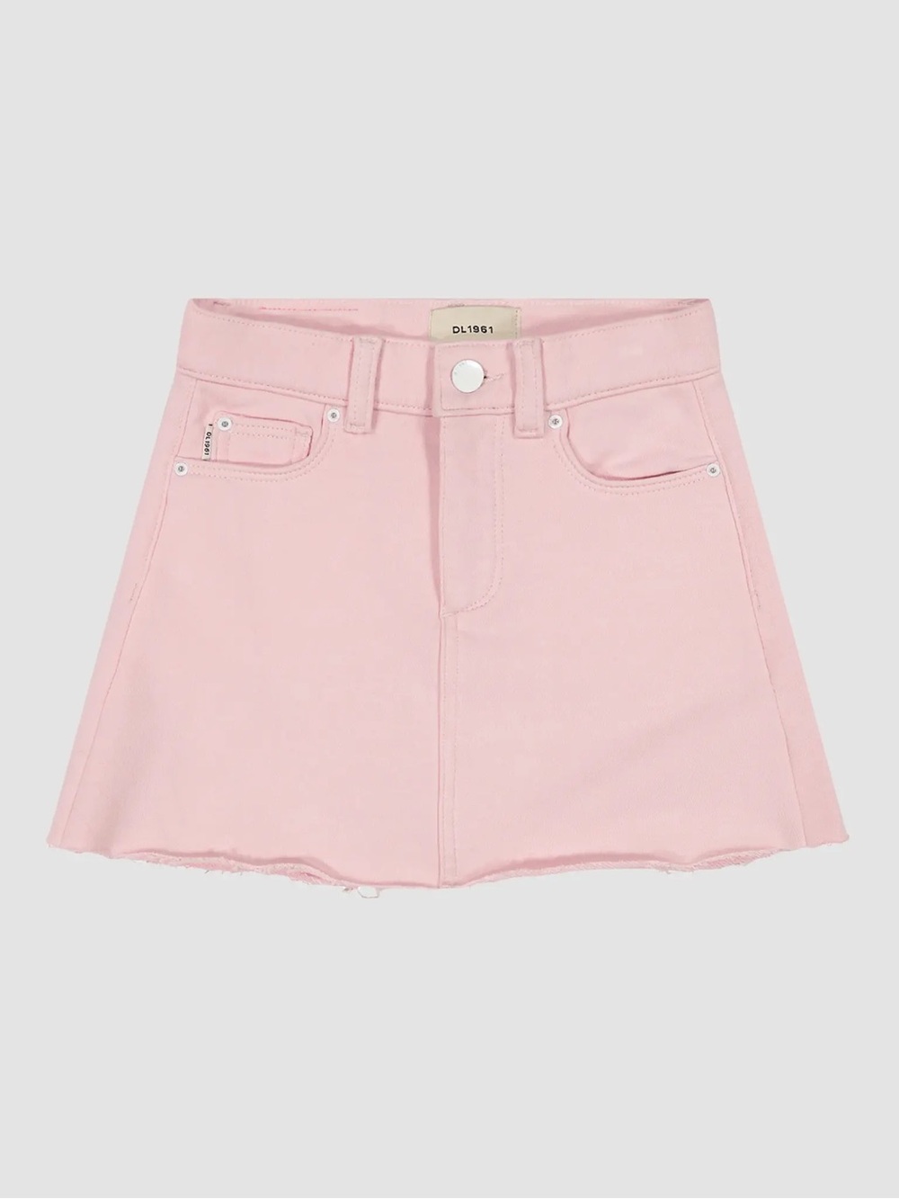 DL1961 Pastel Pink Denim Skirt